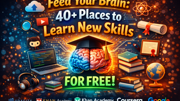 Feed Your Brain: 40+ Legit Places to Learn New Skills 100% Free